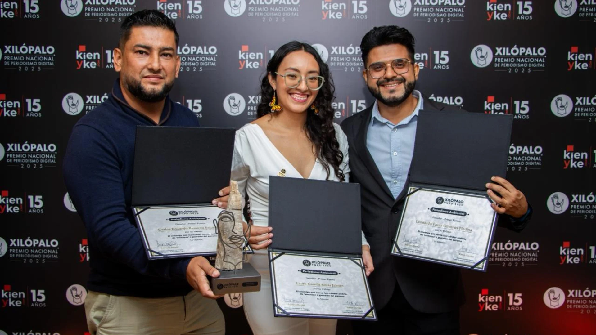 Ganadores de la Categoría Ambiental del premio Xilópalo 2025